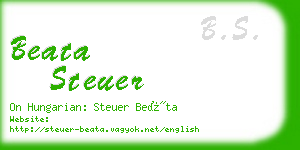 beata steuer business card